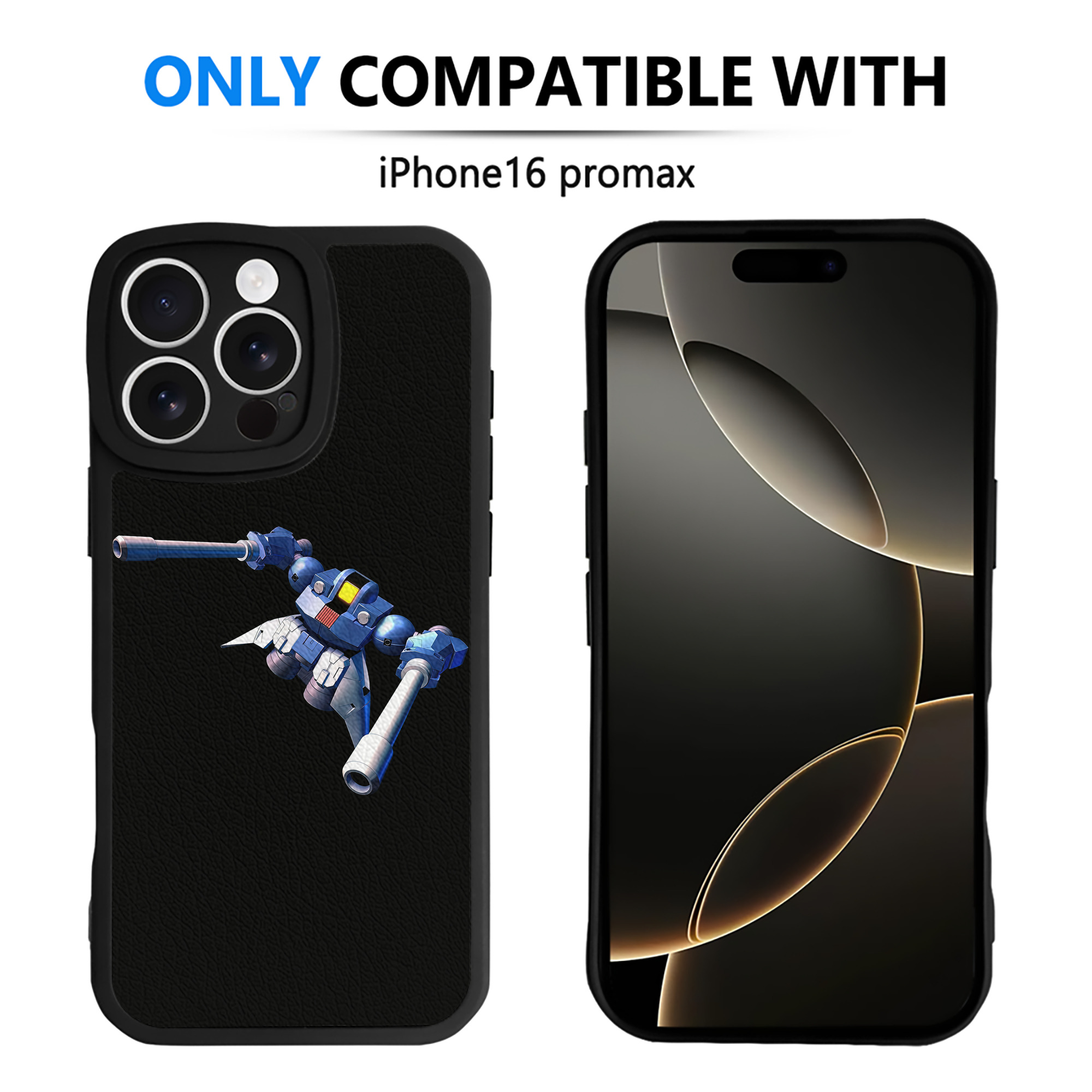 （画像用） 機動戦士ガンダム Mobile Suit Gundam 【iPhone 16シリーズ対応】シリコンスマホケース（レザー調） 材質：シリコン